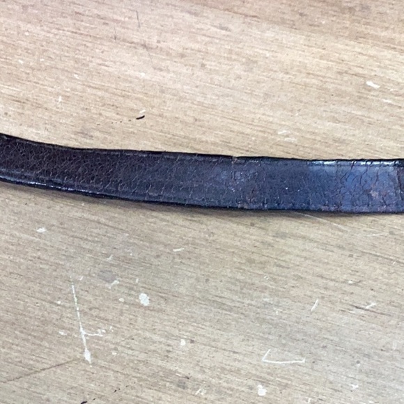 Hobo Brand Chic Brown Leather Hobo Bag with Scarf Accent, good used condition. - Picture 15 of 15